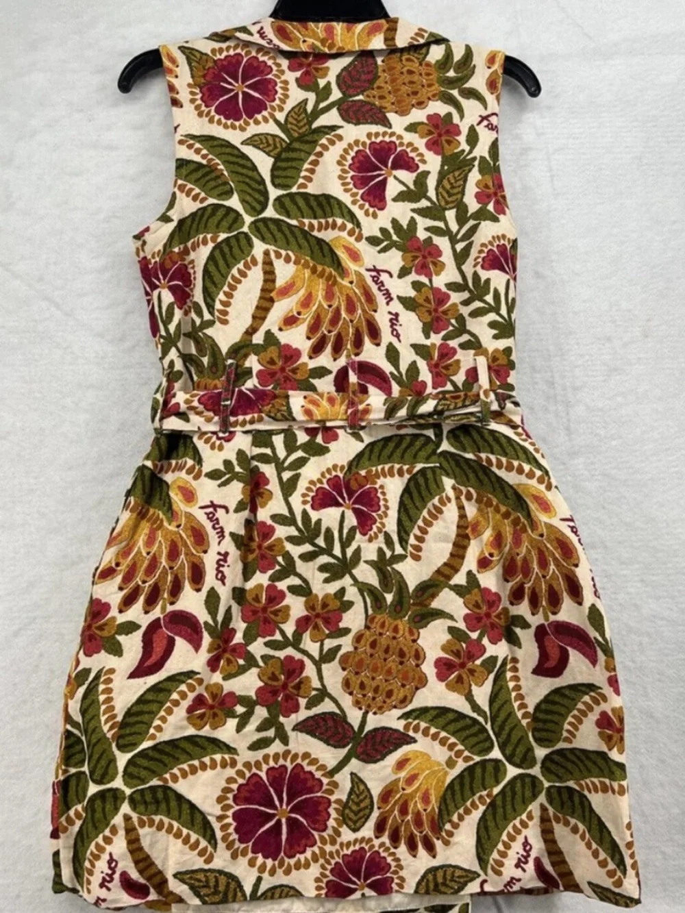 Farm Rio Anthropologie Belted Blazer Dress - Picture 4 of 4